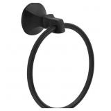 Ashlyn Wall Towel Ring, Matte Black
