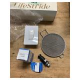 Lot with dimmer switch, 2-layer sieve, car part