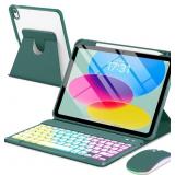EAMPANG iPad Keyboard Case A16/11th-10th Gen