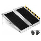 VEVOR 2FT Portable Wheelchair Ramp, 800 LBS