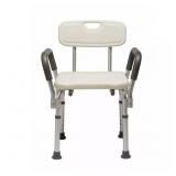 Adjustable Tub Shower Seat Bath Bench with Arms