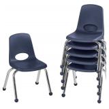 FDP 12" School Chair w/ Ball Glides, Navy