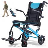 Foldable Transport Wheelchair for Adults