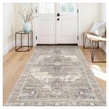 RUUGME 4x7 Washable Kitchen Rug Beige