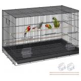 VEVOR 30-Inch Bird Cage with Stand and Tray