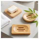 Bamboo Soap Holder Set (3)