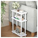Apicizon 3-Tier End Table, White