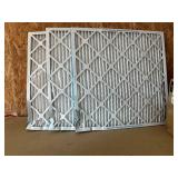 3ct Damaged 24x24x1 Aerostar filters