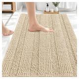 OLANLY Thick Bathroom Rugs 30x20, Beige