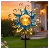 Solar Lights Outdoor Globe Stake 30LED