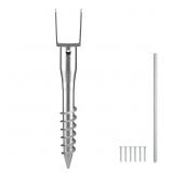 VEVOR No Dig Ground Anchor, U-Shape Holder