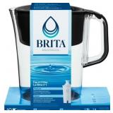 Brita Large 10 Cup Black Water Filter Pitcher