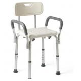 Medline Shower Chair with Back, 350 lb