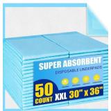 Heavy Duty Disposable Bed Pads 30x36" 50ct