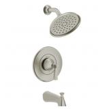 Rumson 1-Handle 1-Spray Tub/Shower Faucet, BN