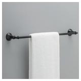 Delta Ashlyn 24-in Matte Black Towel Bar