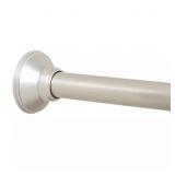 NeverRust Aluminum Shower Rod Satin Nickel