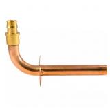 Copper PEX-A Expansion Barb Stub-Out 90  Elbow 12
