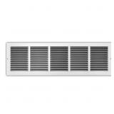 30 in. x 8 in. 1-Way Steel Grille White
