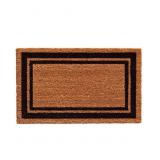 Home & More Border Doormat, 18x30" Brown