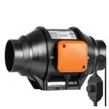Inline Duct Fan 4 in. 200 CFM, Var Speed