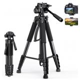 UBeesize 67" Camera Tripod w/ Remote