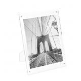 Isaac Jacobs 5x7 Clear Acrylic Picture Frame