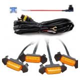 AUXLIGHT 4PCS LED Front Grille Lights