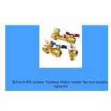 3/4" tankless water heater service kit