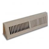 18 in. Wood Oak Baseboard Unfinished Diffuser