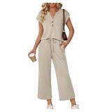 LILLUSORY Two-Piece Lounge Set Women Beach