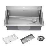 Emery 30 in. Stainless Steel Kitchen Sink
