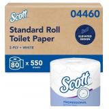 Scott Professional Roll Toilet Paper, 80 Rolls