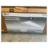 Commercial elec 4 ft flush mount light