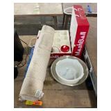 Rug, mash all game, bowls