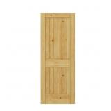 Knotty Pine 24x80x1-3/8 Door Slab, Unfinished