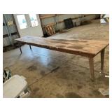 Buffet large wooden table