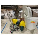 Litter boxes, holiday decor, stand