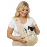 TOMKAS Small Dog Sling Carrier - Cream, M