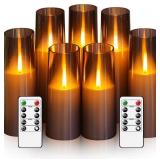 Kakoya Flameless LED Candles 9ct Grey