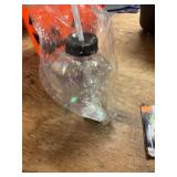 Clear skull sipper, sticky eyeballs, misc