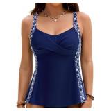 Blooming Jelly Womens Tankini swim top Sz XL