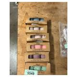 Kedsree 18 rolls handmade colored chiffon ribbon