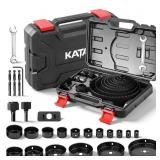 KATA Hole Saw Set 24PCS Kit, 3/4"-6" Blades