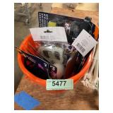 Makeup kits, plastic knife, misc