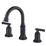 Glacier Bay Oswell 8-in Matte Black Faucet