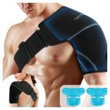 Comfytemp Shoulder Ice Pack Wrap, 2 Gel Packs