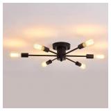 UOFUS 6-Light Sputnik Flush Mount Light
