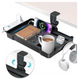 KDD Under Desk Organizer: 360  Clamp Tray