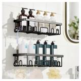 Veken Large Capacity Shower Caddy, 2-Piece Set